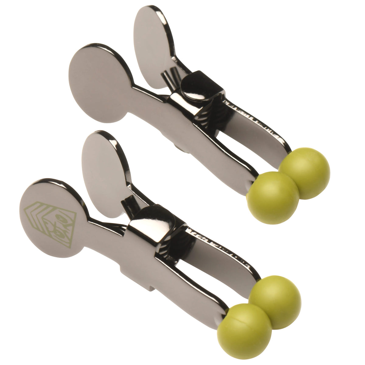 Captive Grip Stainless Steel Nipple Clamps with Silicone Tips