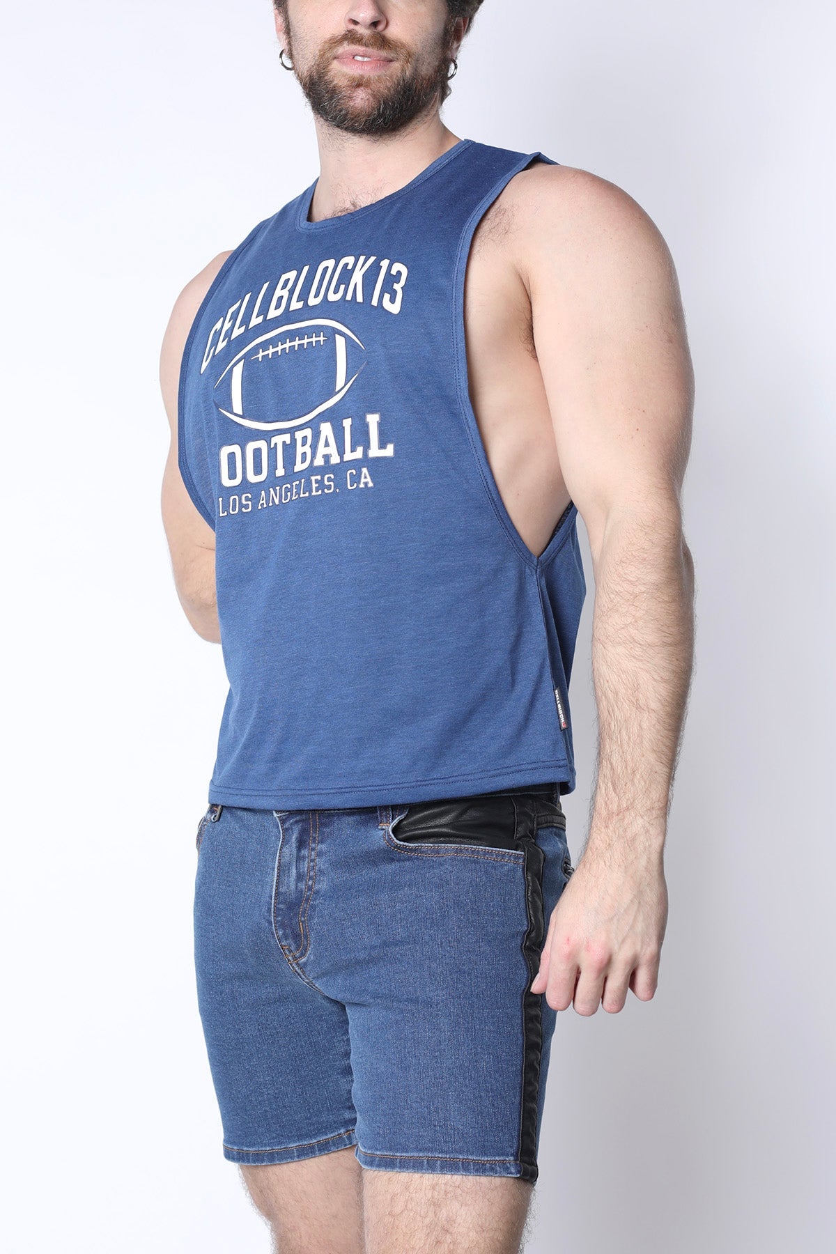 Field Goal Football Muscle Tank (Wholesale) - TIMOTEO