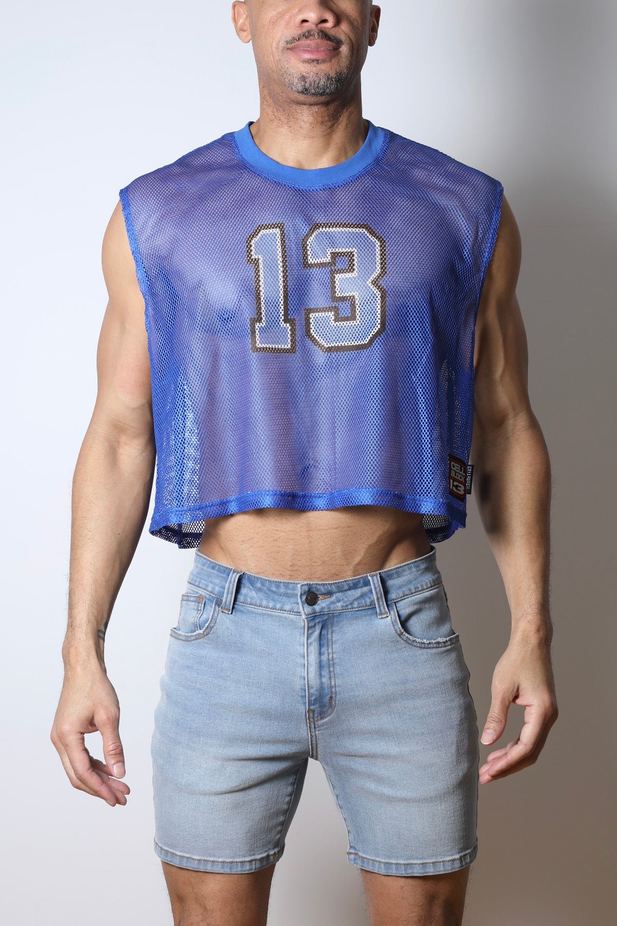 Field Goal 13 Mesh Muscle Tee