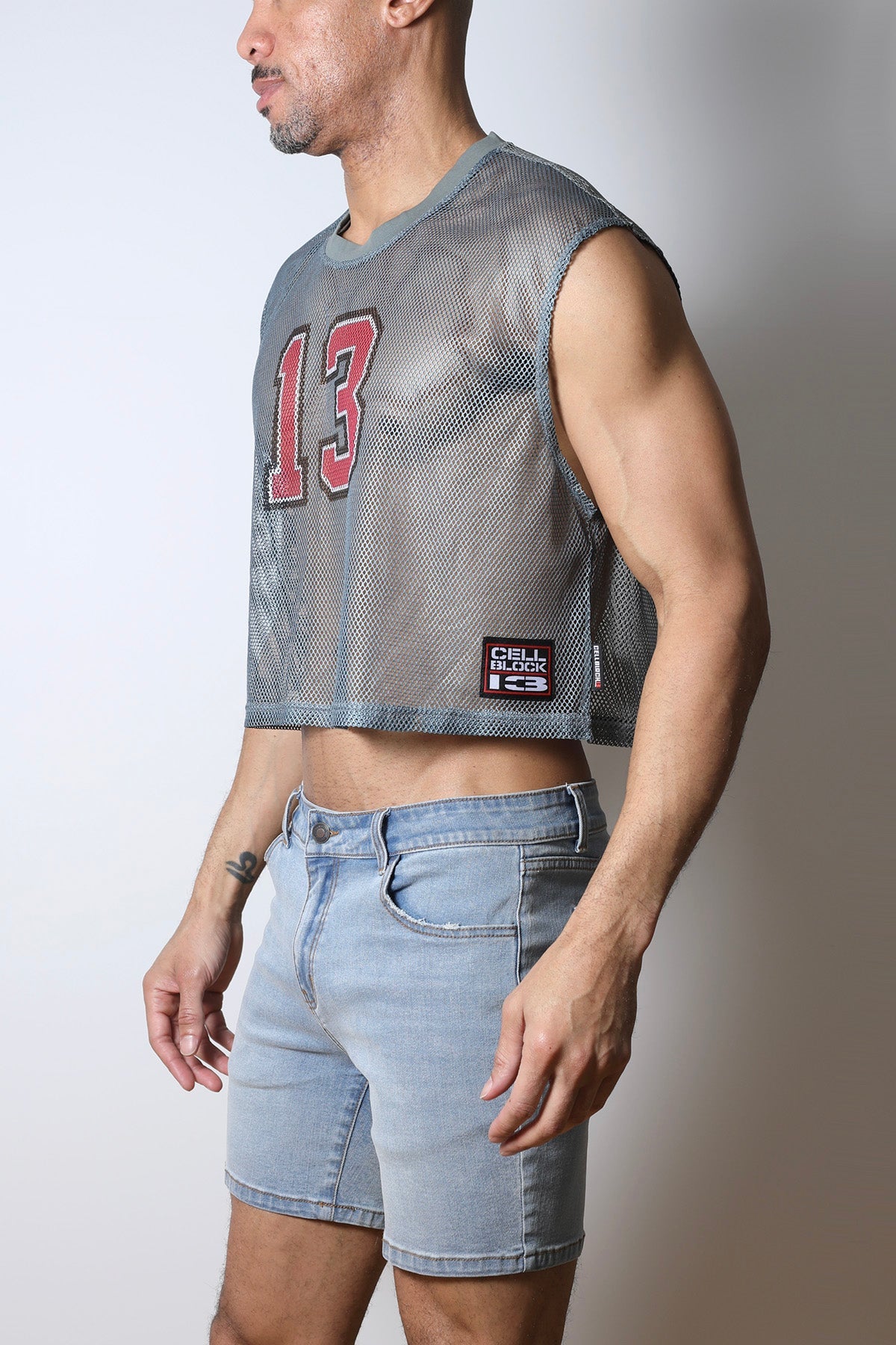 Field Goal 13 Mesh Muscle Tee