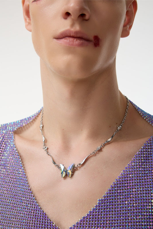 Future Glow Butterfly Necklace