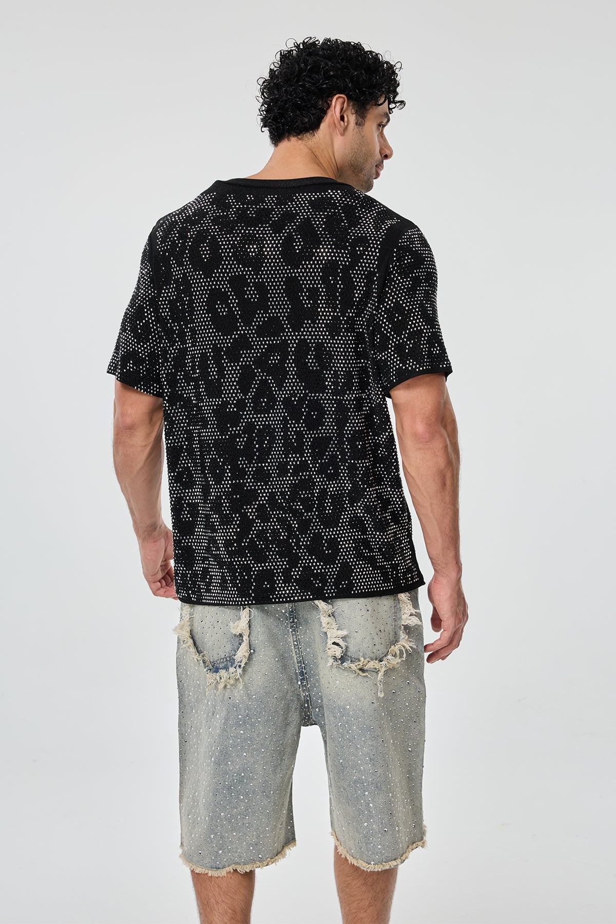Gemstone Glow Rhinestone T-Shirt