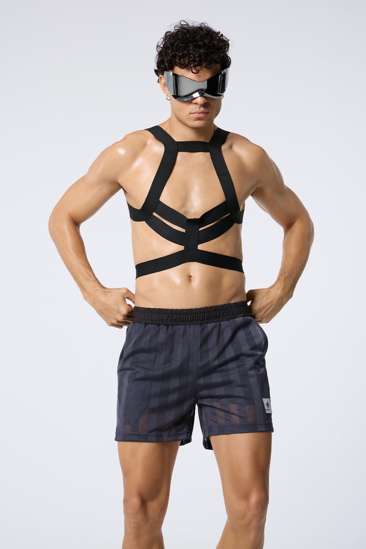 Hard Frame Cutout Chest Strap