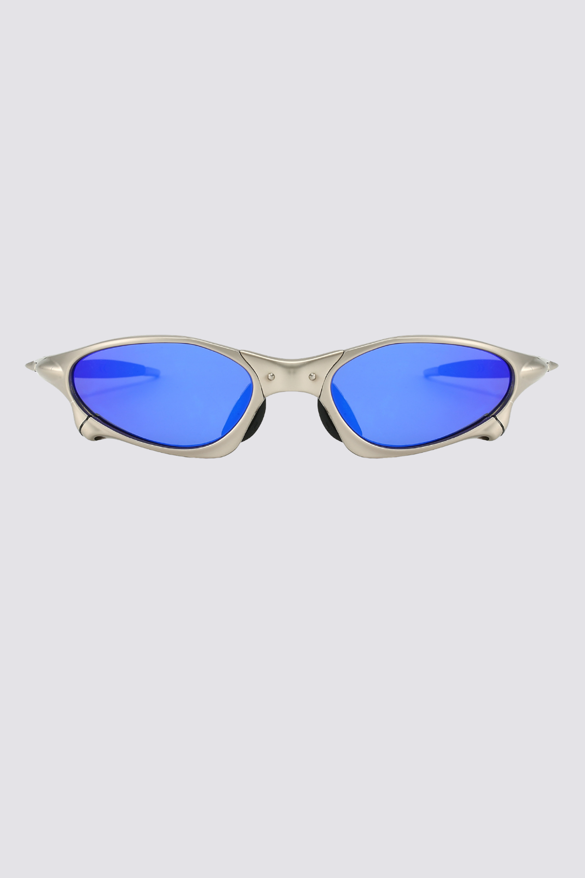 Hybrid Lens Metal Sunglasses Blue