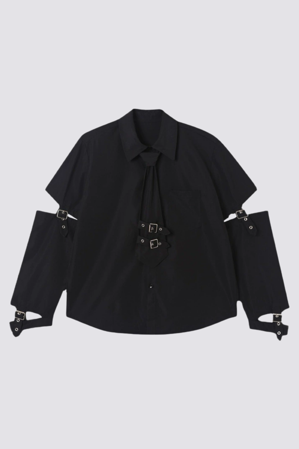 Ink Layer Long Sleeve Shirts Black