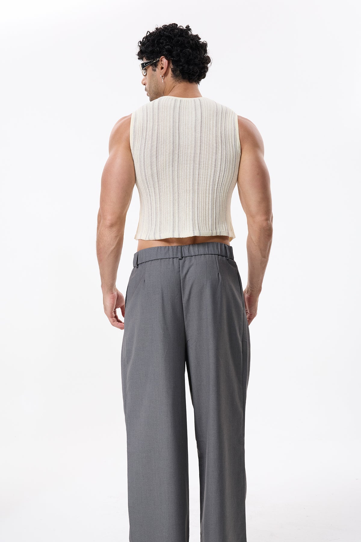 Knit Path Sleeveless Top
