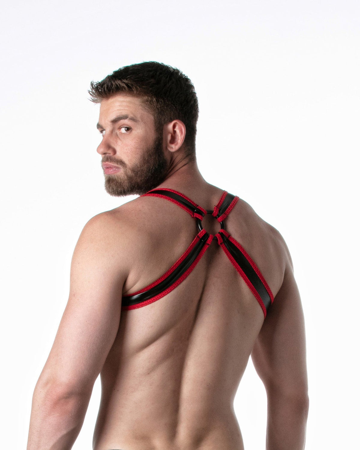 LEADER FETISH Brut Harness Red