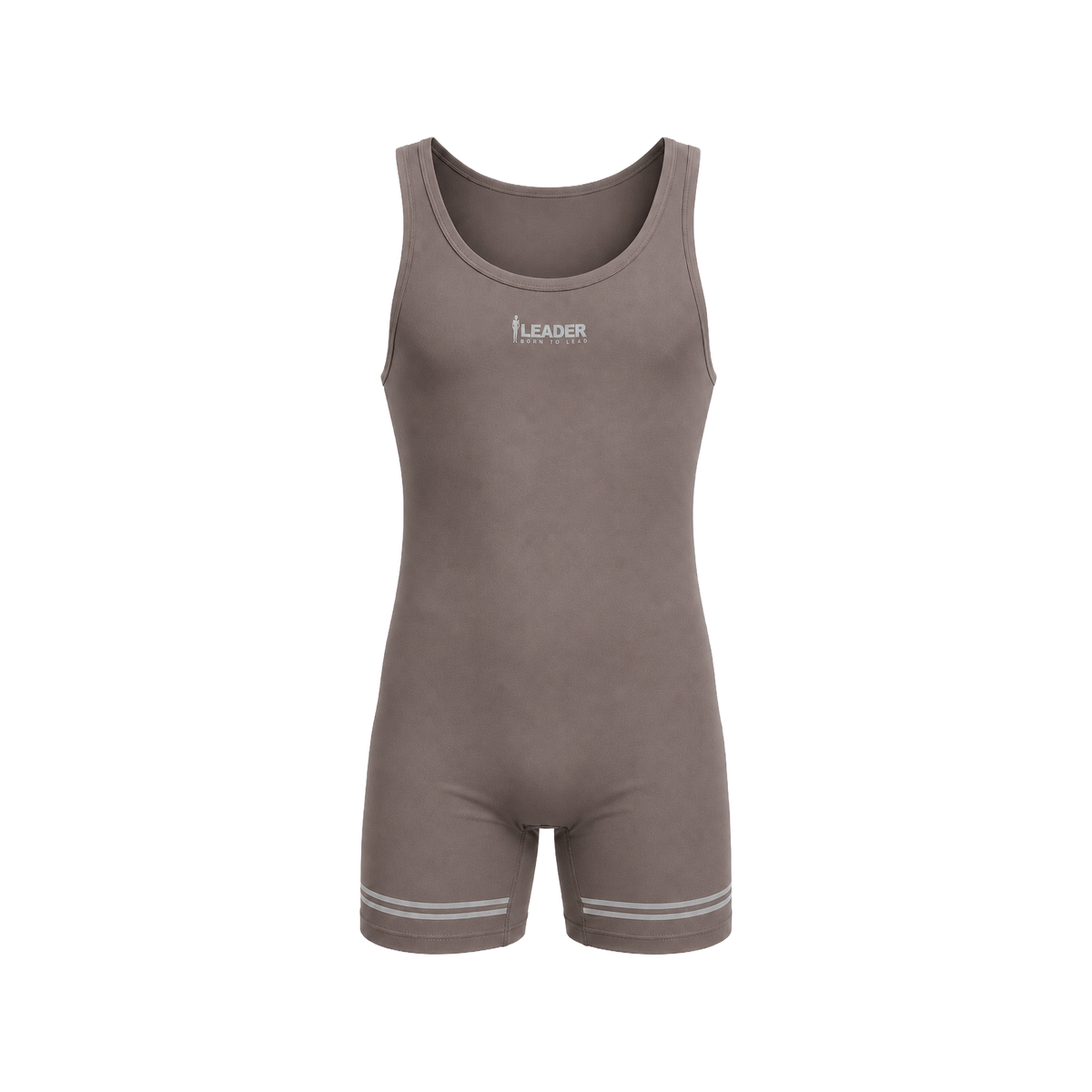 LEADER Sports Singlet Taupe