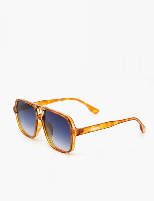 XANDER AVIATOR SUNGLASSES - DEMI / BLUE