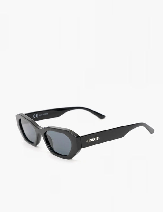 RYDER SQUARE FRAME SUNGLASSES - BLACK/BLACK