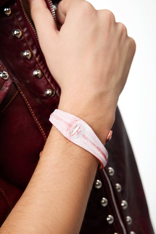 Lunar Wrap Leather Eye Bracelet
