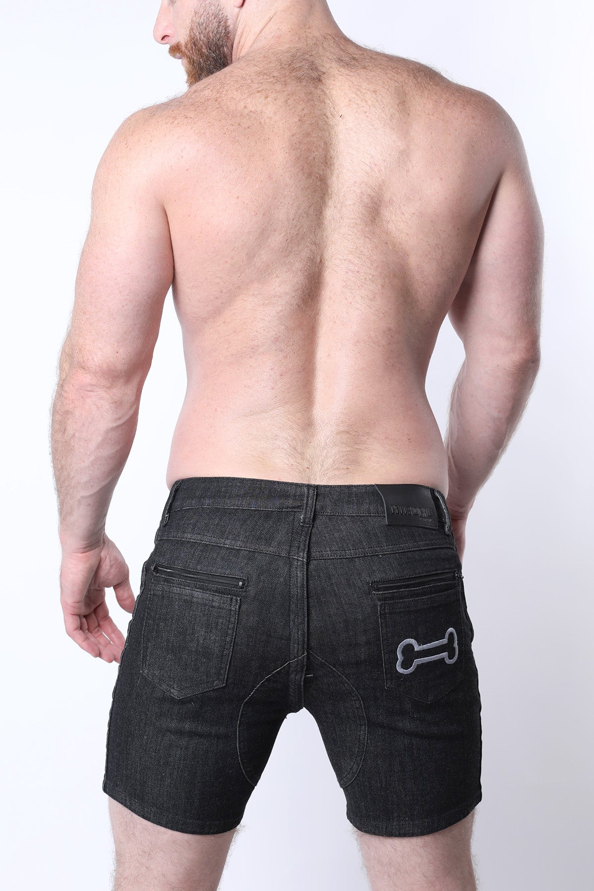 Muzzle Up Denim Zipper Short (WHOLESALE) - TIMOTEO