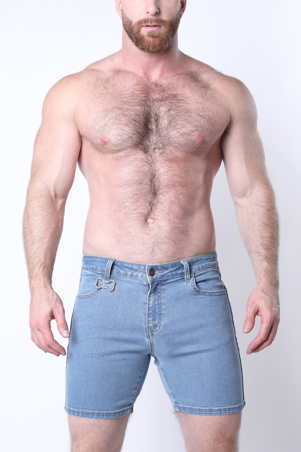 Muzzle Up Denim Zipper Short