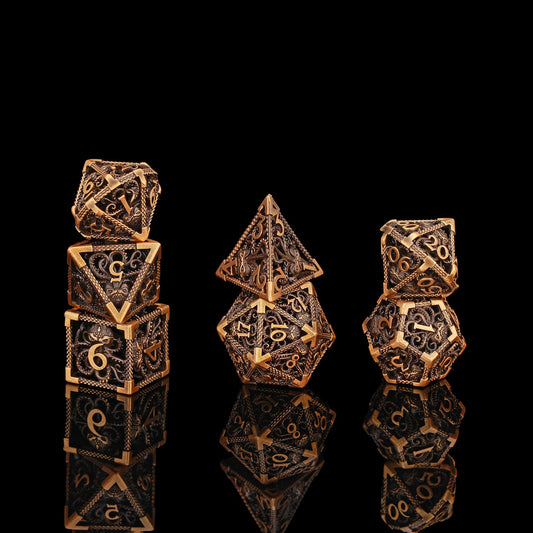 Octopus Metal Polyhedral Dice