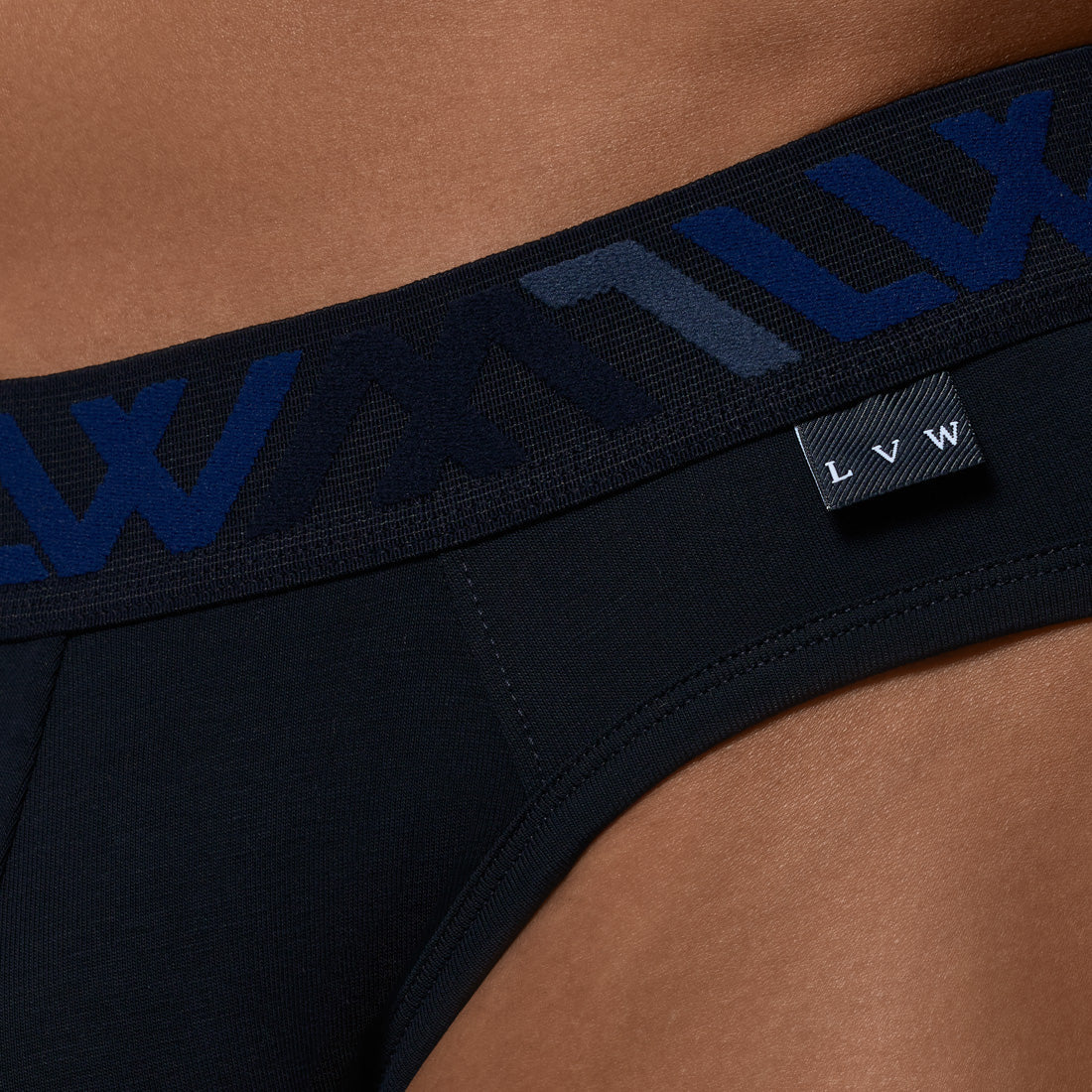 VISIBLY BIKINI BRIEF COTTON STRETCH - DARK NAVY