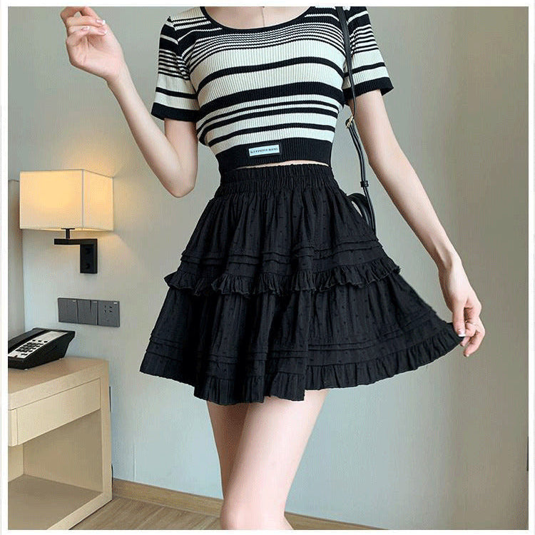 Lace Tiered Femboy Skirt