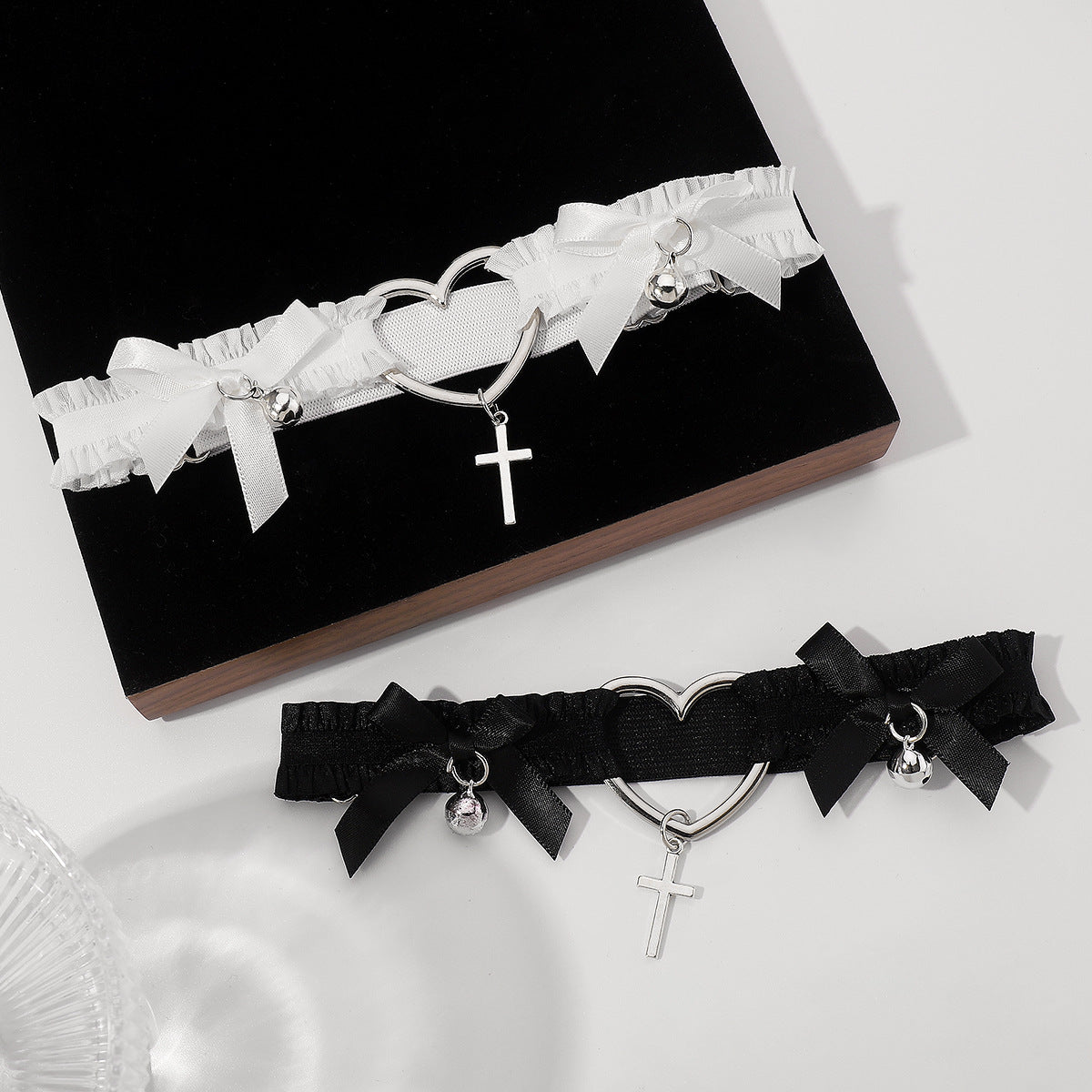 Heart Cross Femboy Leg Garter