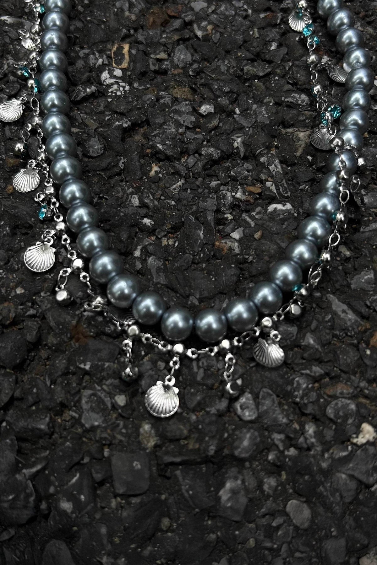 Ocean Wave Pendant Necklace