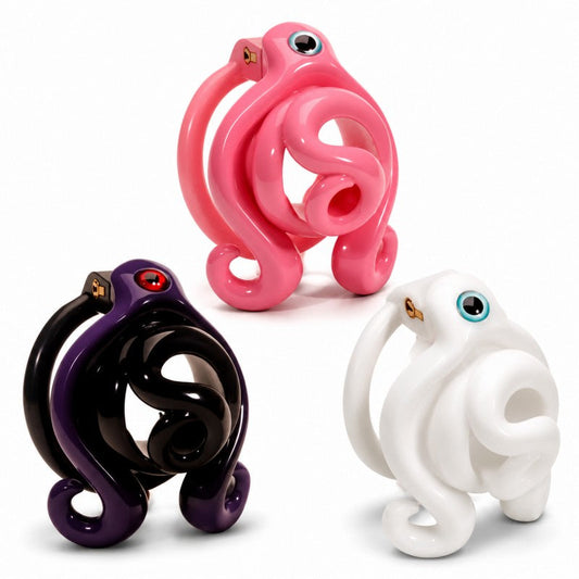 Octopus-Inspired Wearable Sculpture – Resin Lock Design