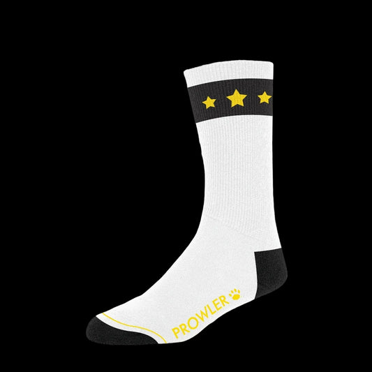 Prowler Gold Star Socks White Yellow Black