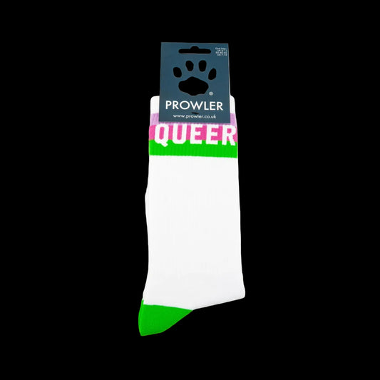 Prowler Queer Socks White Purple Green