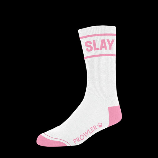 Prowler Slay Socks White Pink