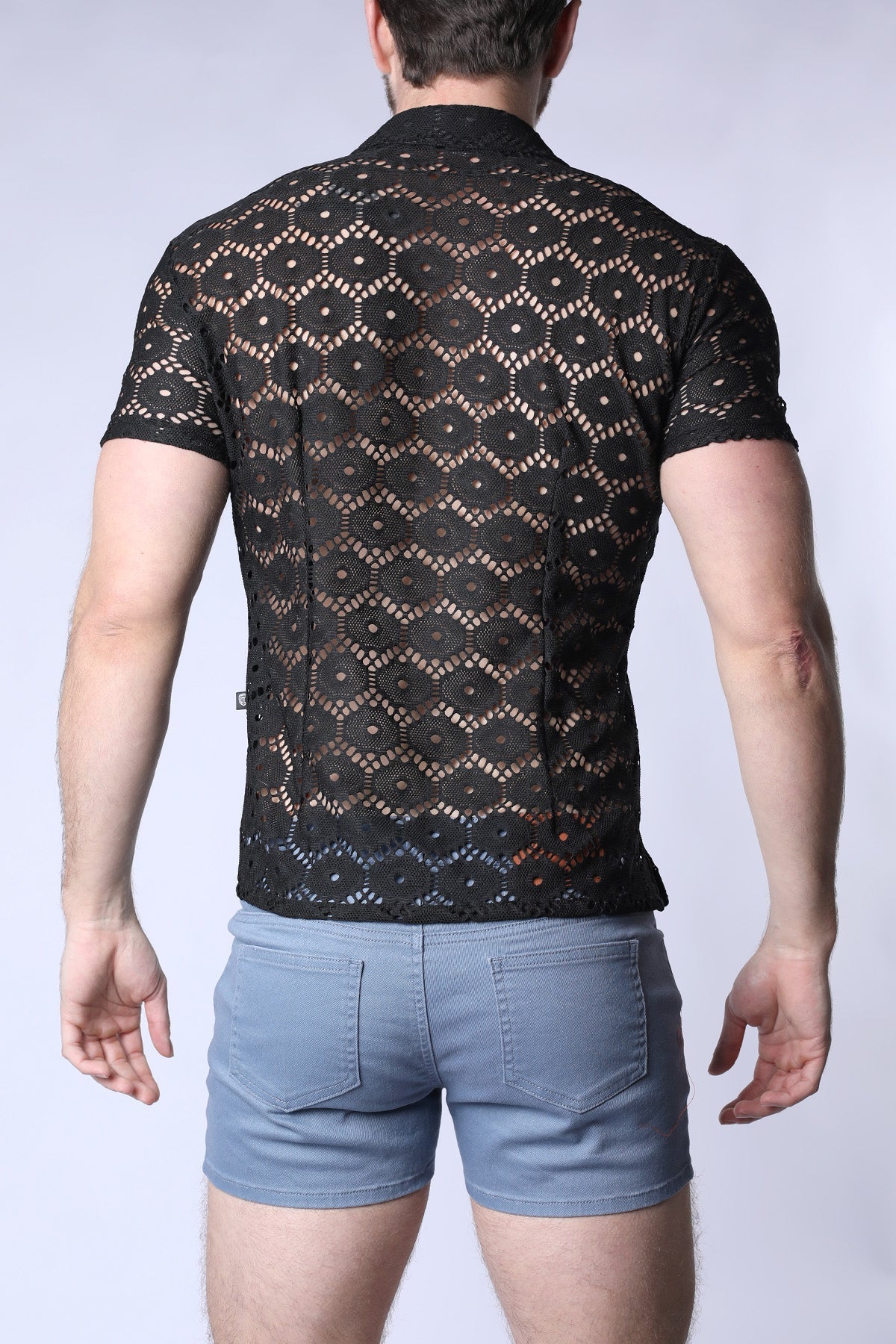 Palermo Button Down Mesh Shirt
