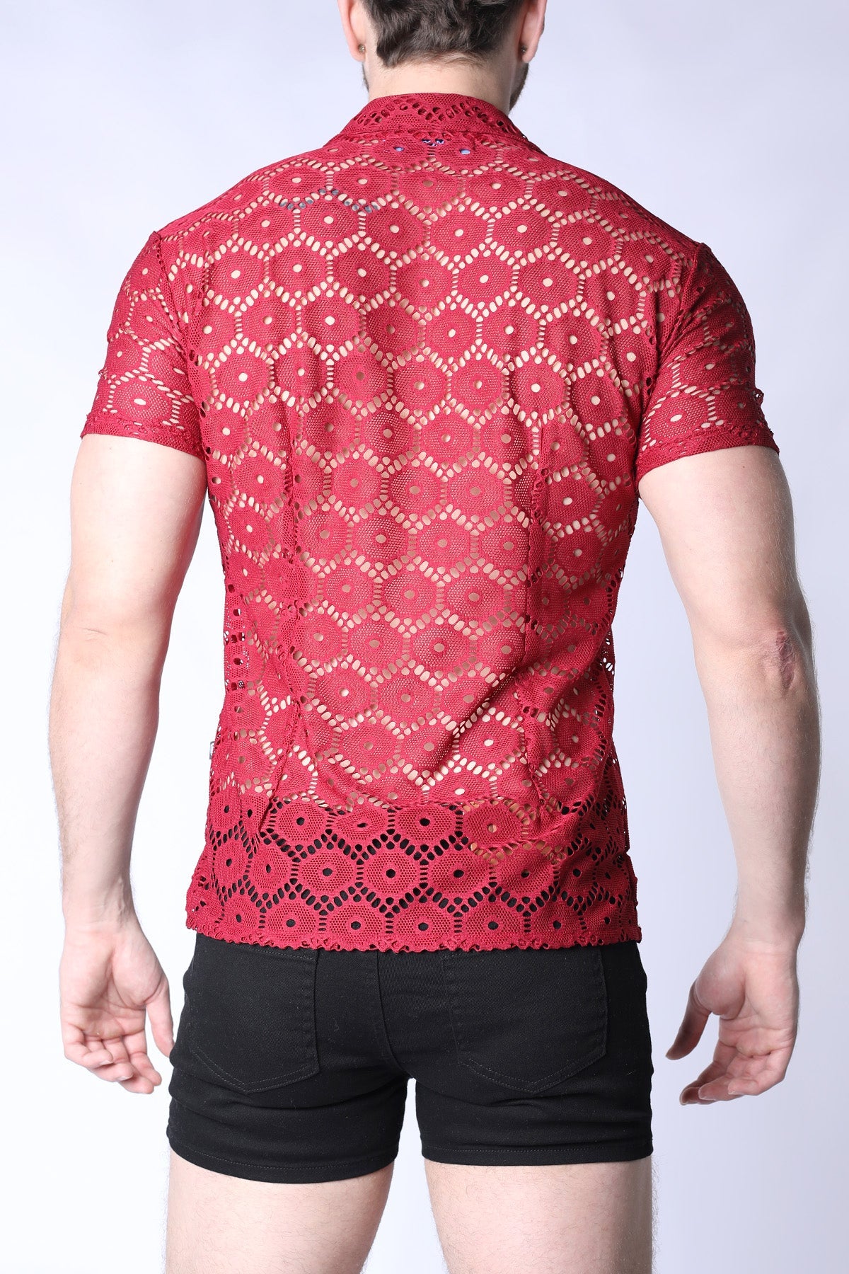 Palermo Button Down Mesh Shirt