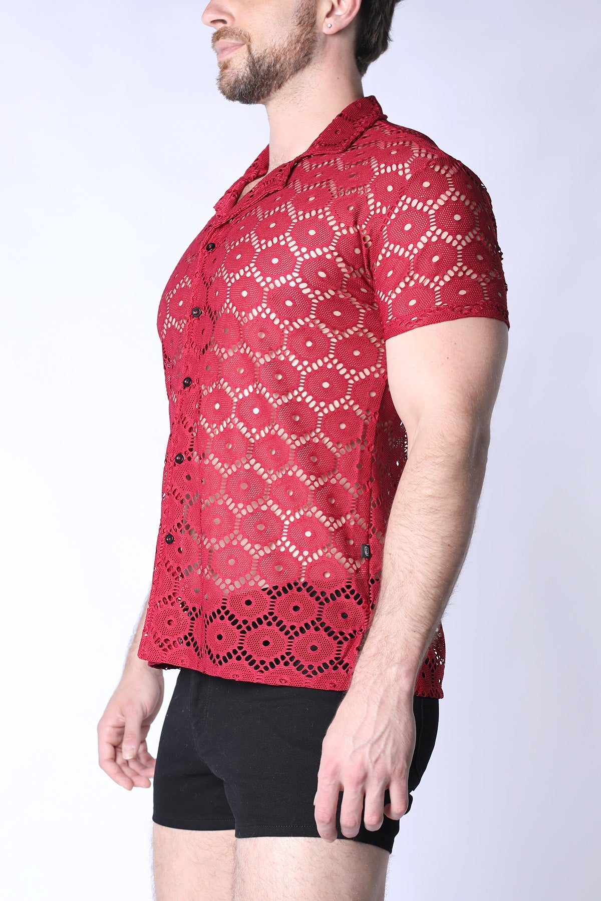 Palermo Button Down Mesh Shirt