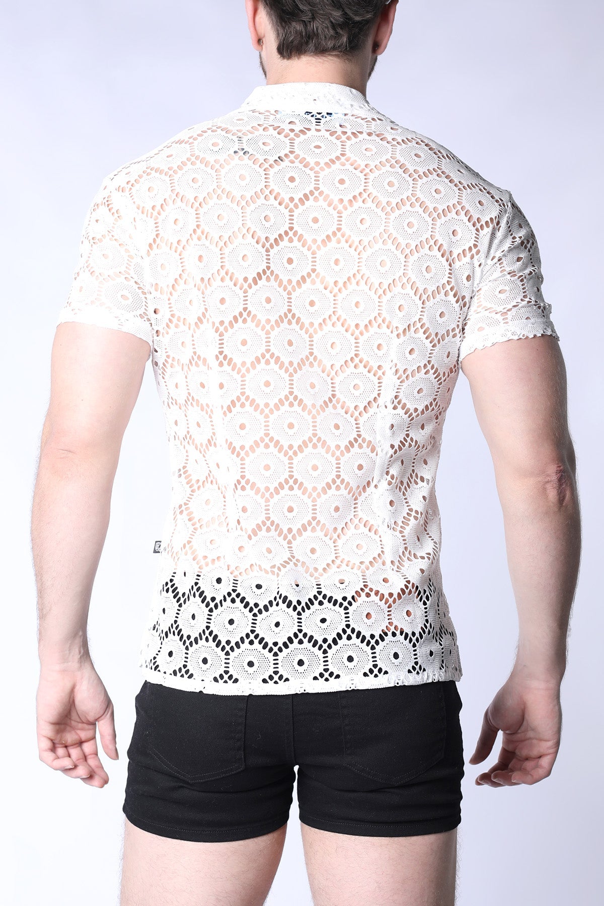 Palermo Button Down Mesh Shirt