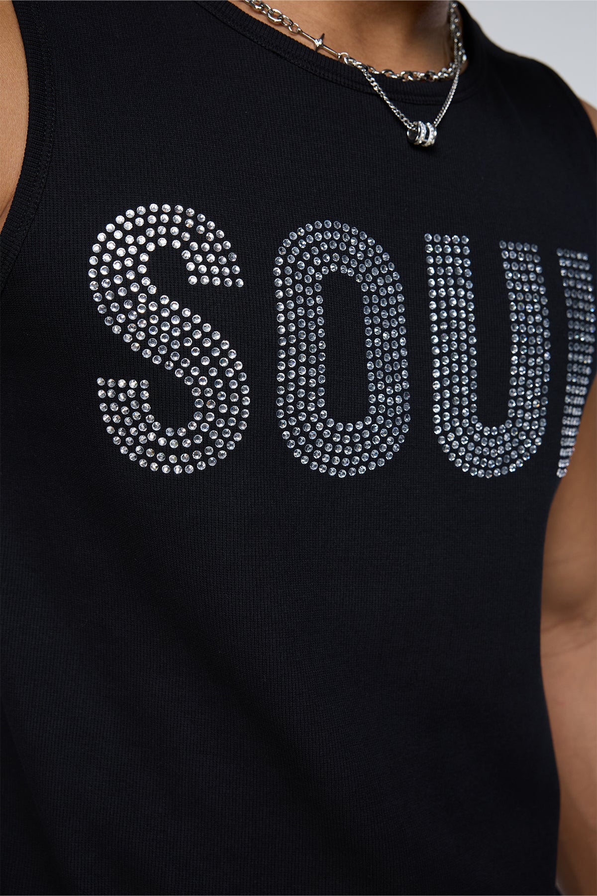 Plasma Glitz Rhinestone Tank Top