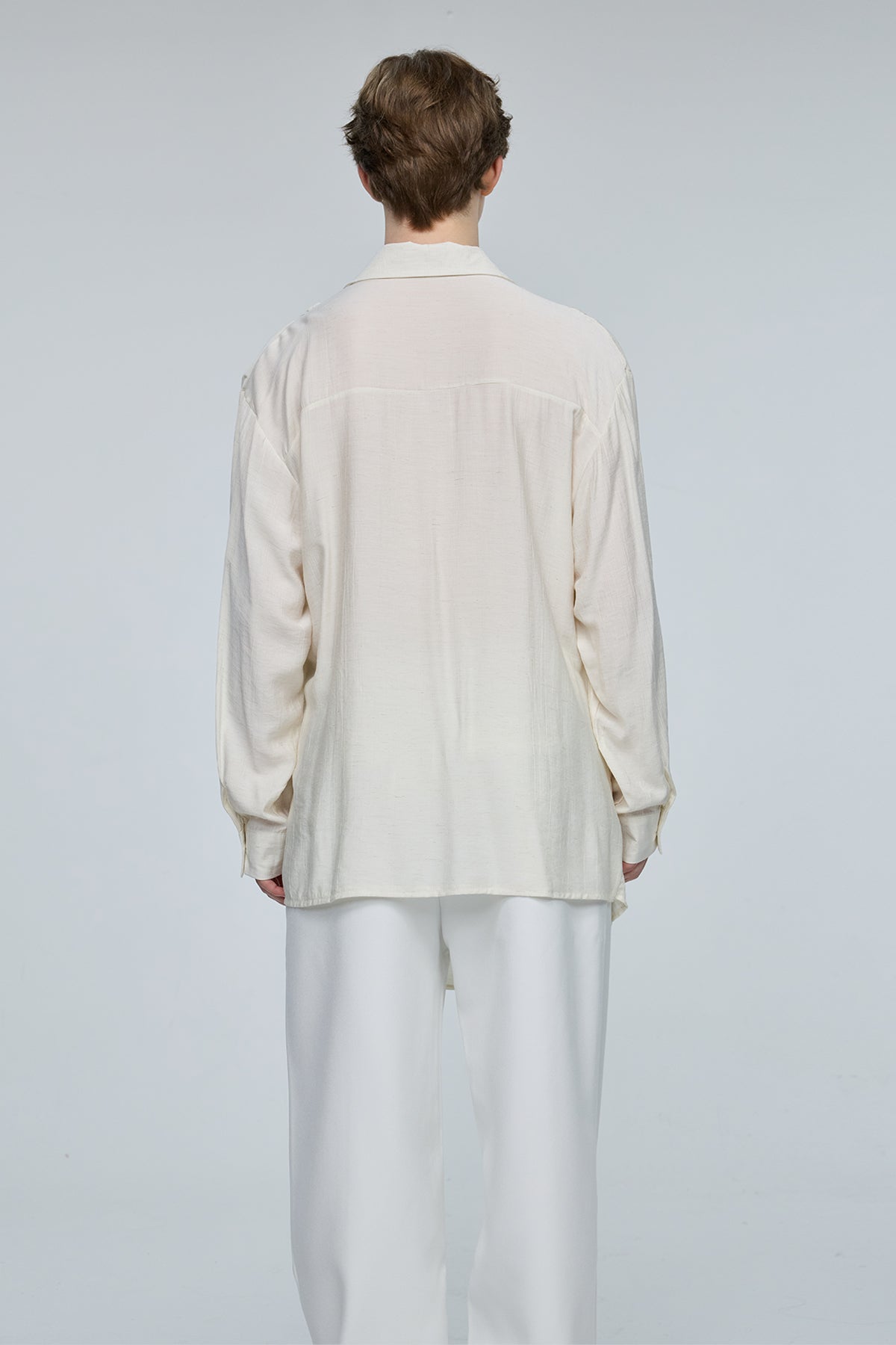 Pulse Glare Draped Long Sleeve Top