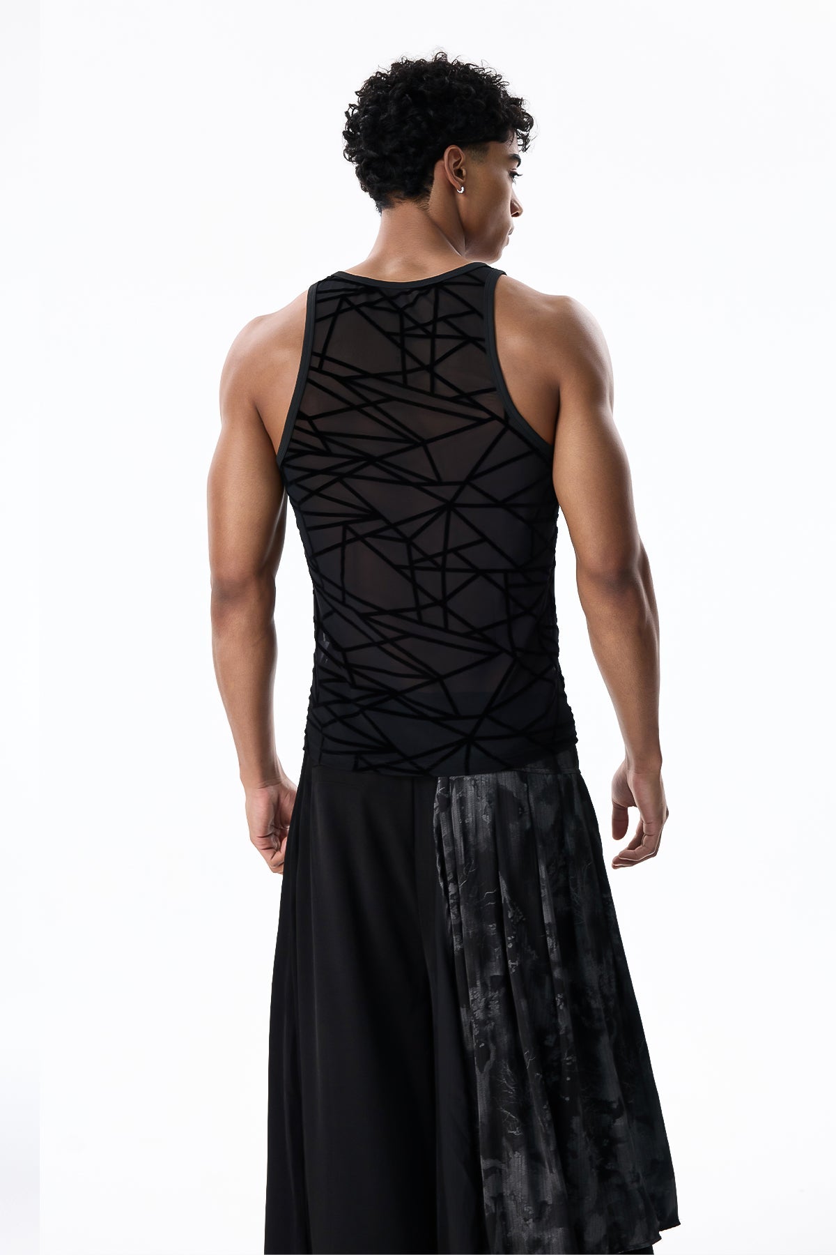 Pure Drift Mesh Sleeveless Top