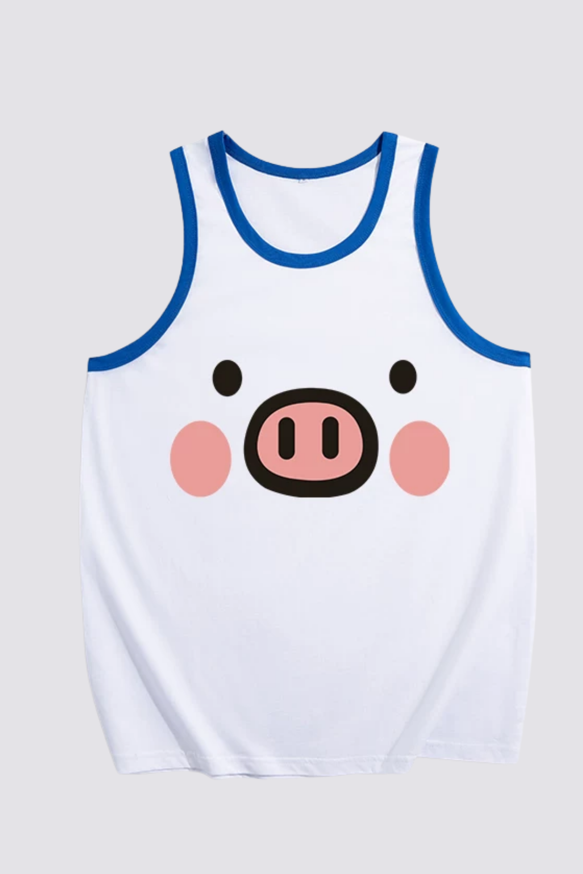 Pure Shoulder Pig Print Top