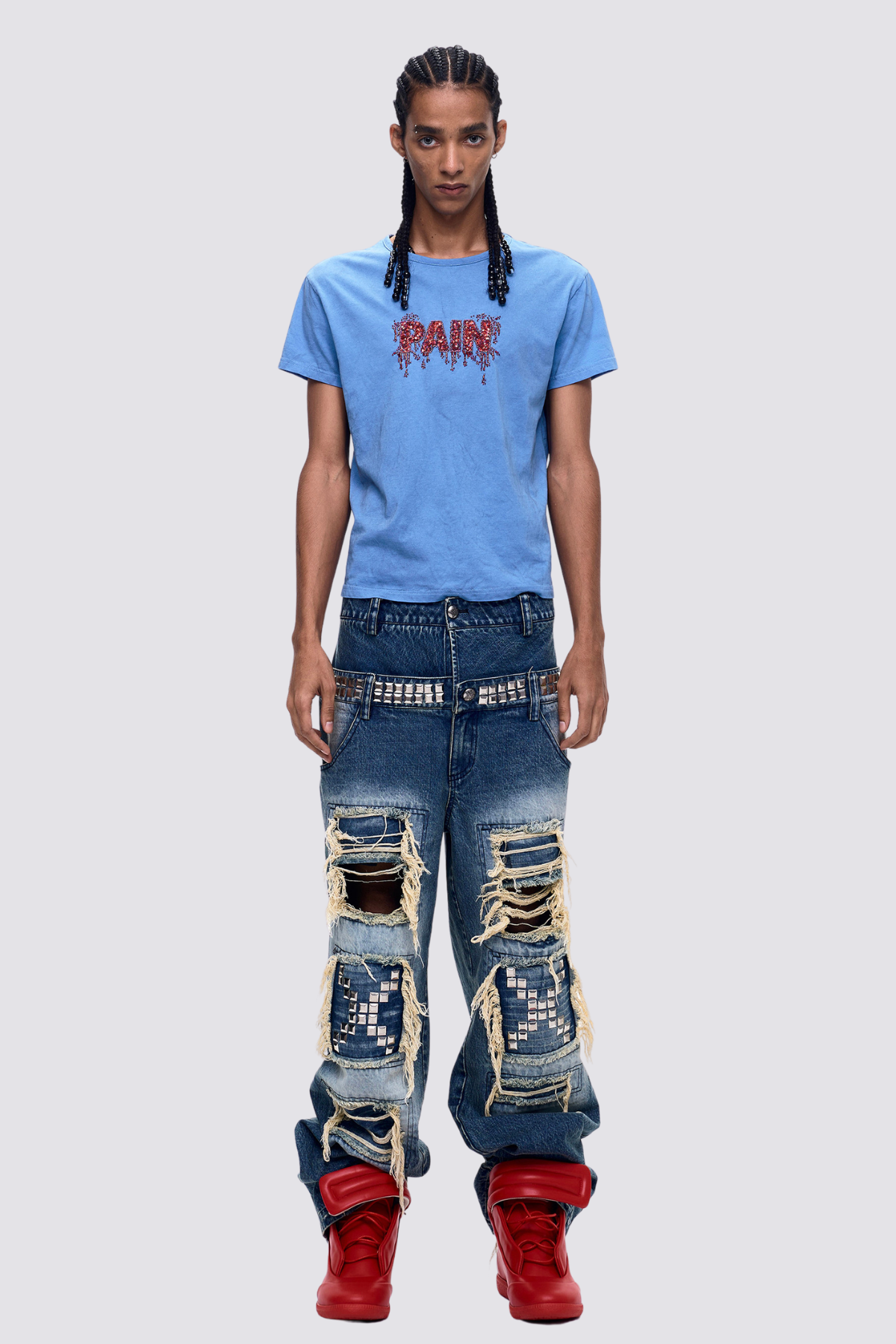 Quiet Fold Rhinestone T-Shirt