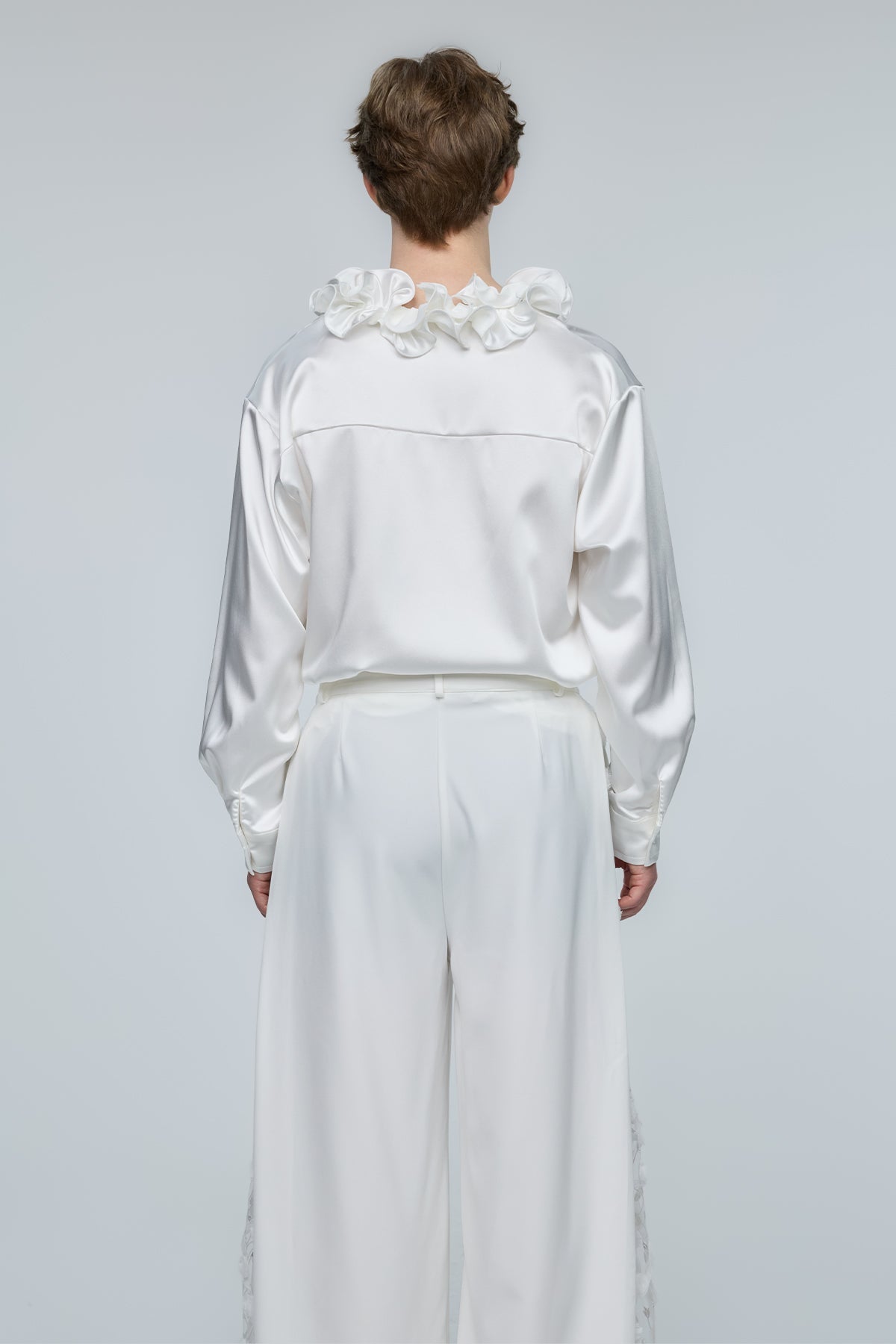 Radiant Surge Ruffle Long Sleeve Top