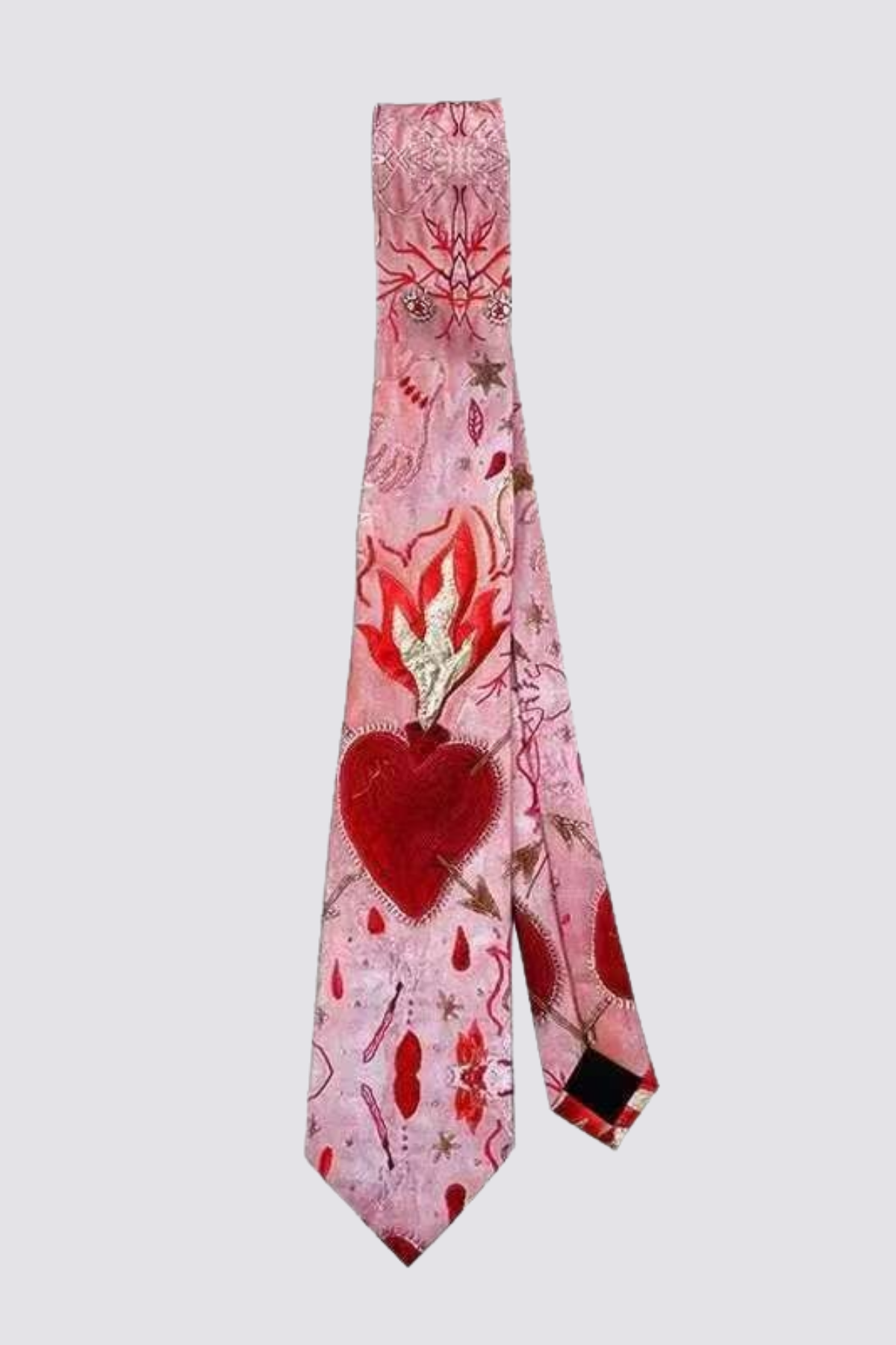 Radiate Love Graffiti Flame Tie