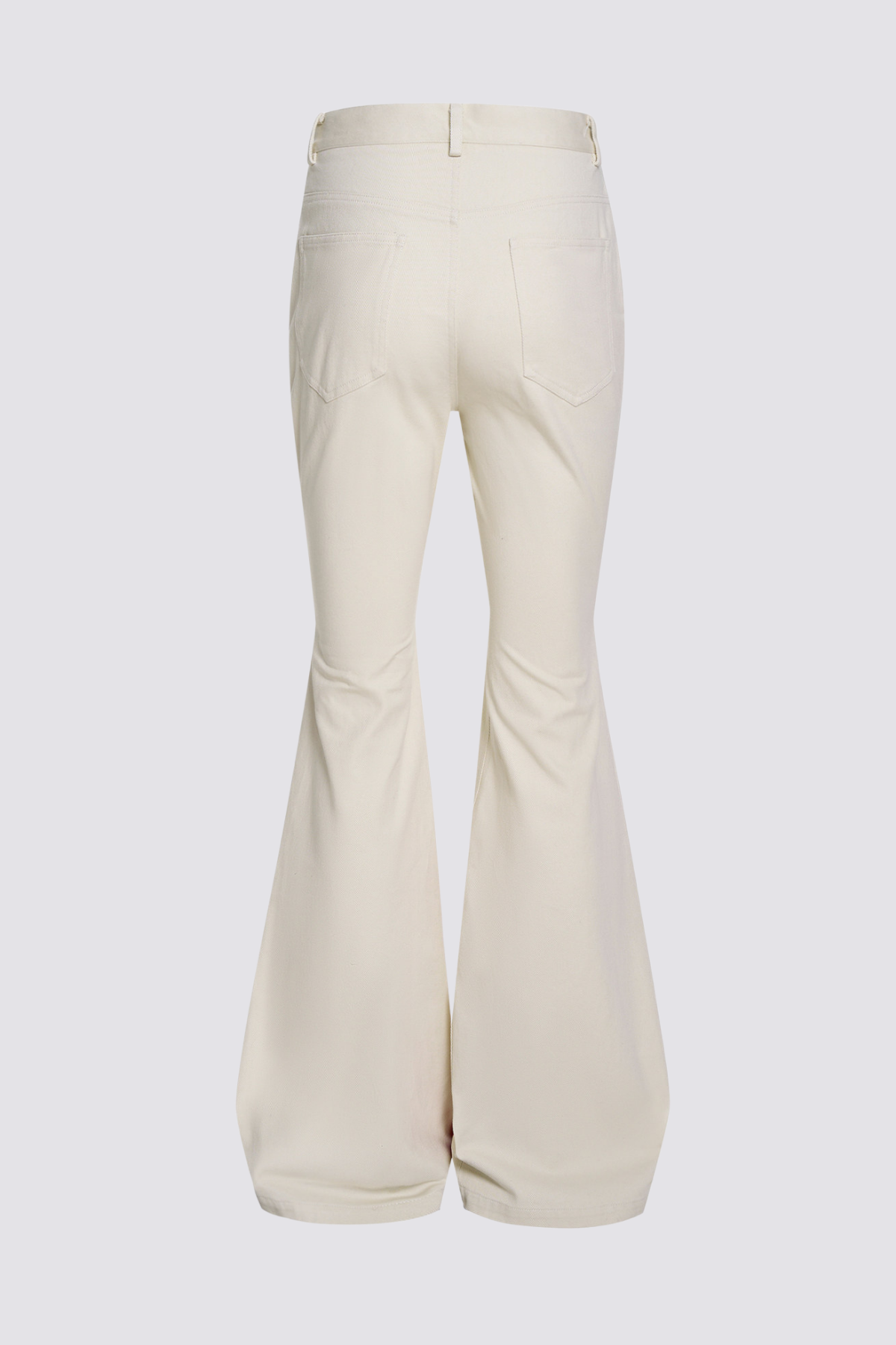 Raw Wrap Embroidery Bootcut Jeans