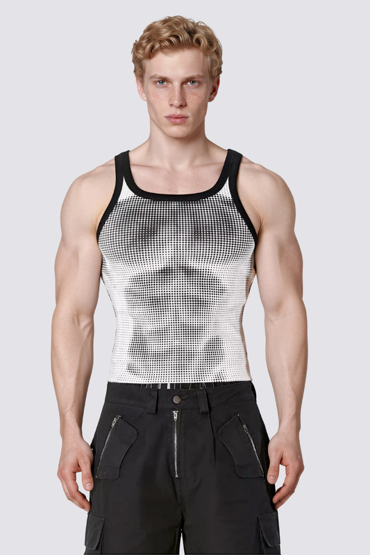 Released Line Dot Tank Top