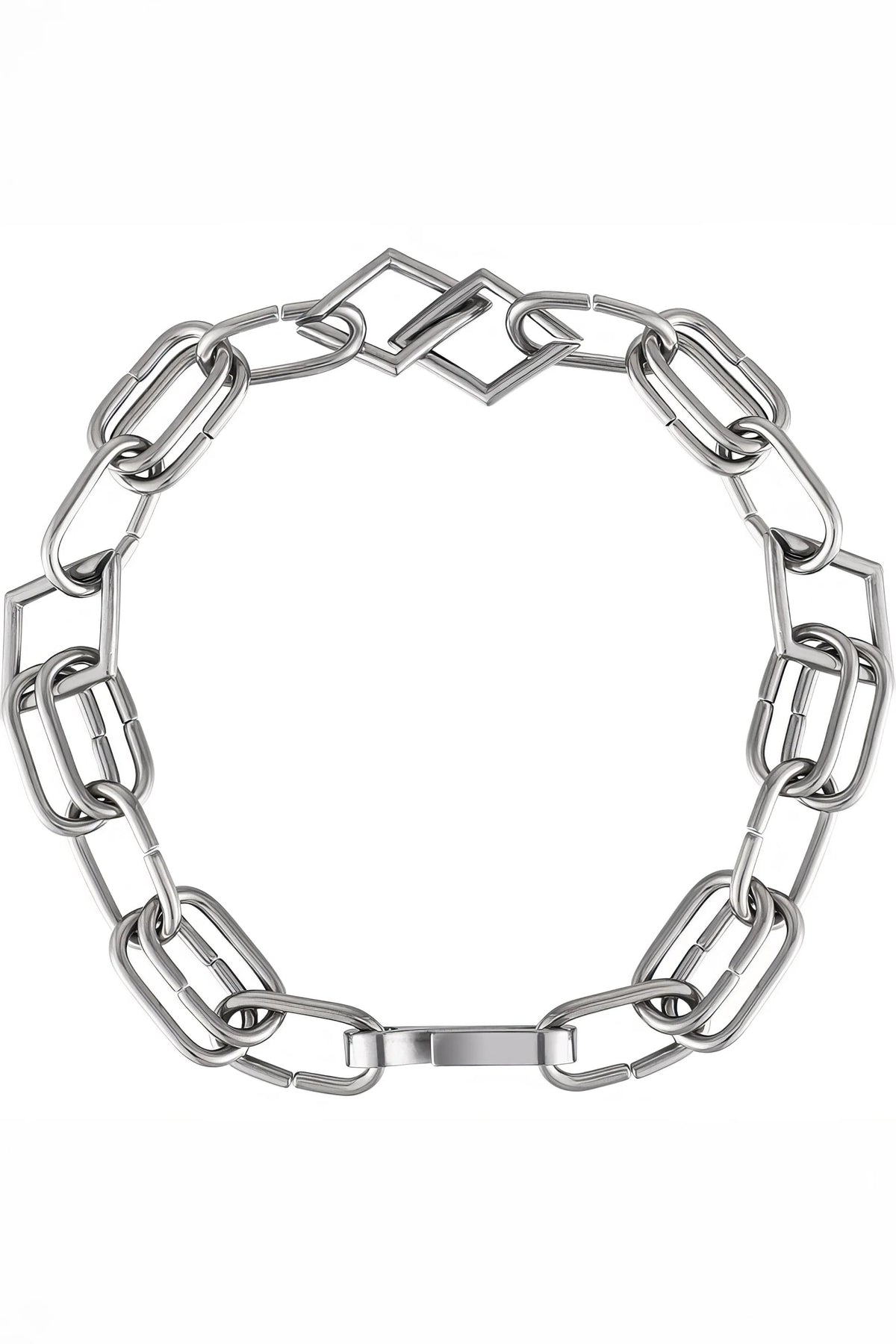 Metal Street Style Necklace Set