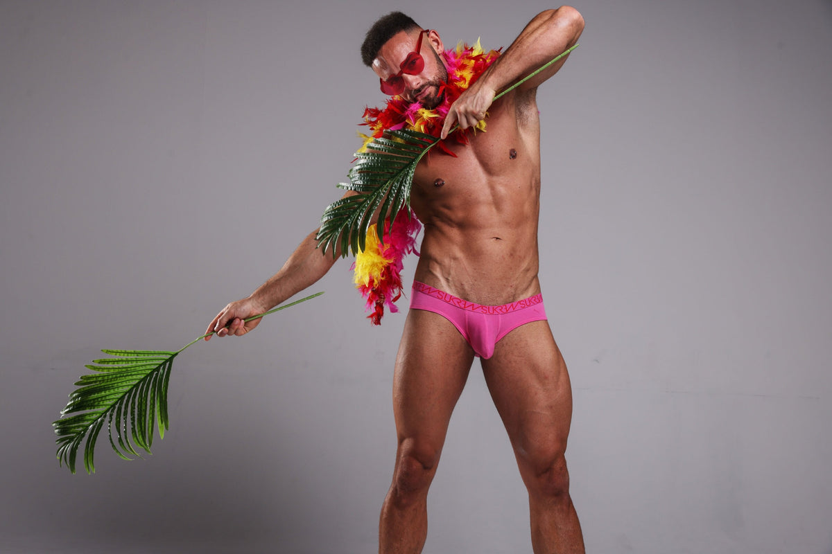 SUKREW Low-rise Brief Carnival Pink