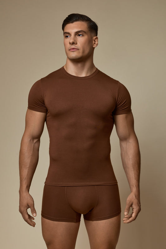 WHISPER UNDERSHIRT SECOND SKIN - CACAO