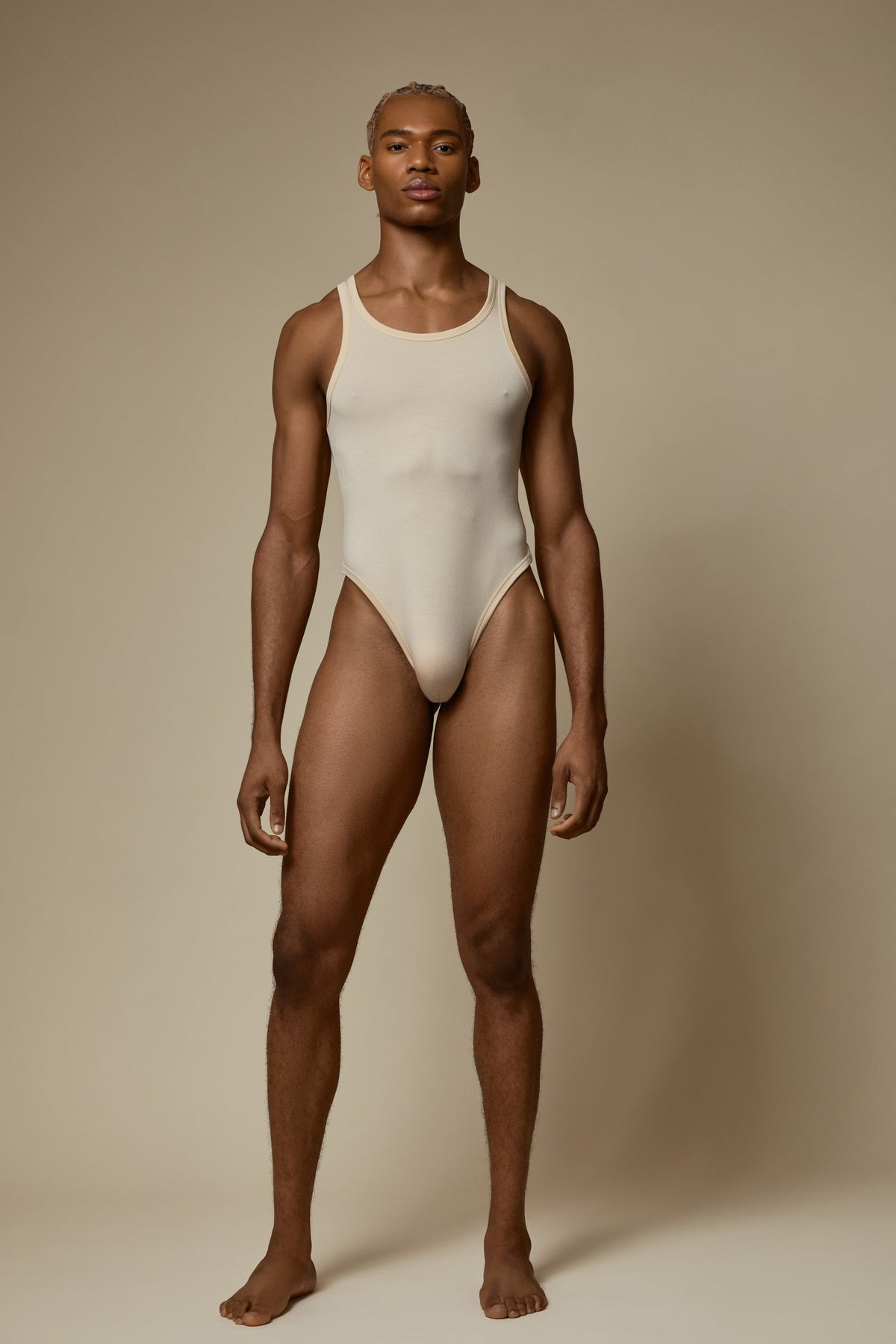 WHISPER THONG BODY SUIT SECOND SKIN - IVORY