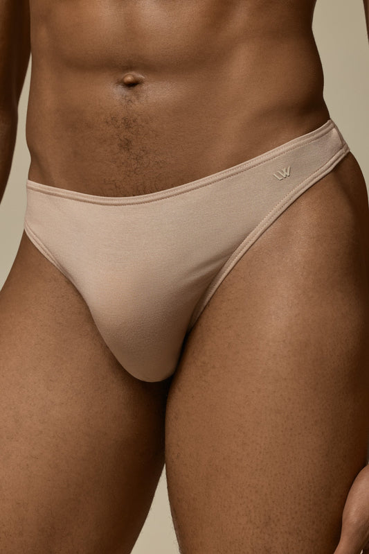 WHISPER THONG SECOND SKIN - DUNE