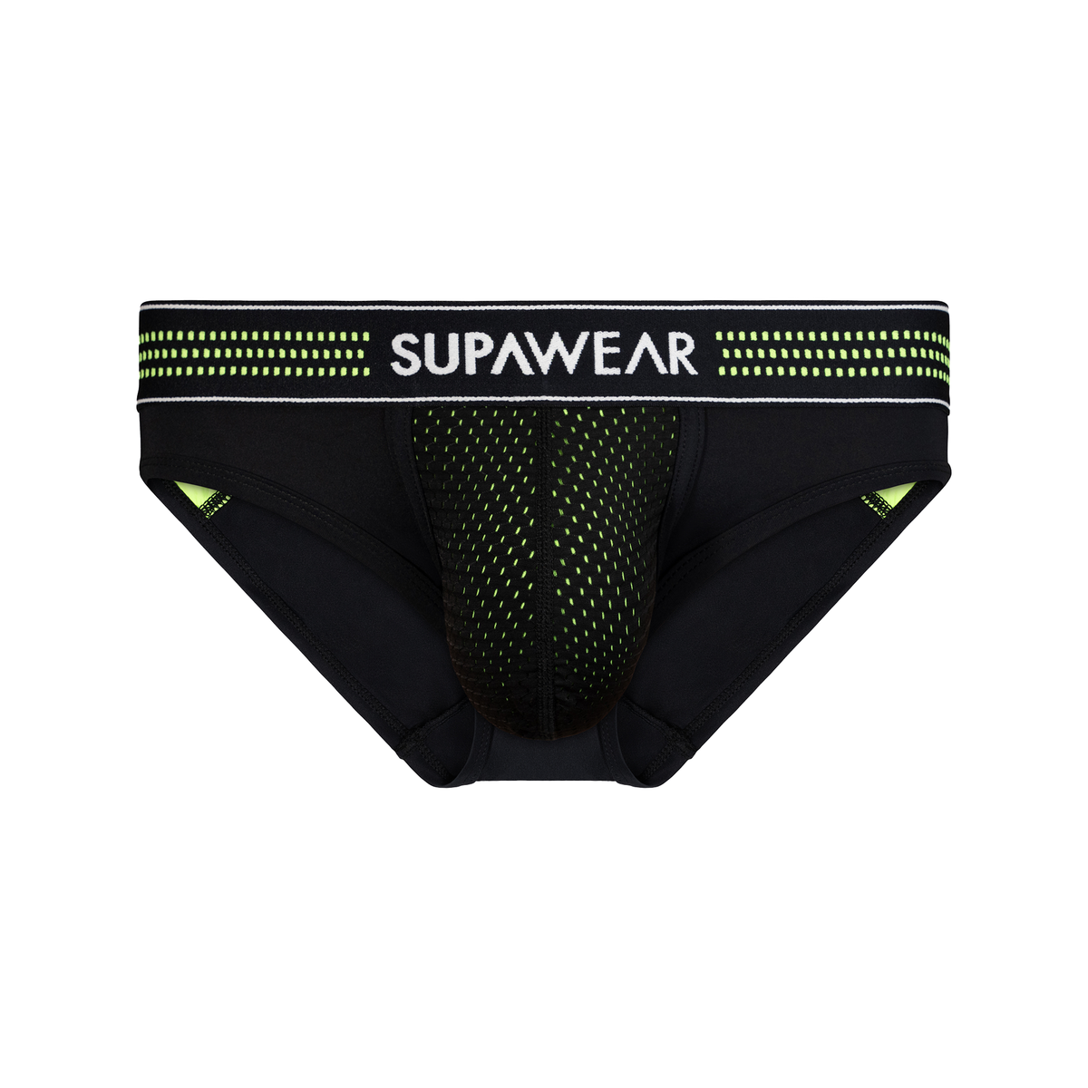SUPAWEAR Mesh Brief Neon Green