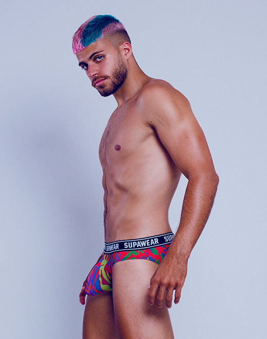 SUPAWEAR POW Brief Crimson Beast