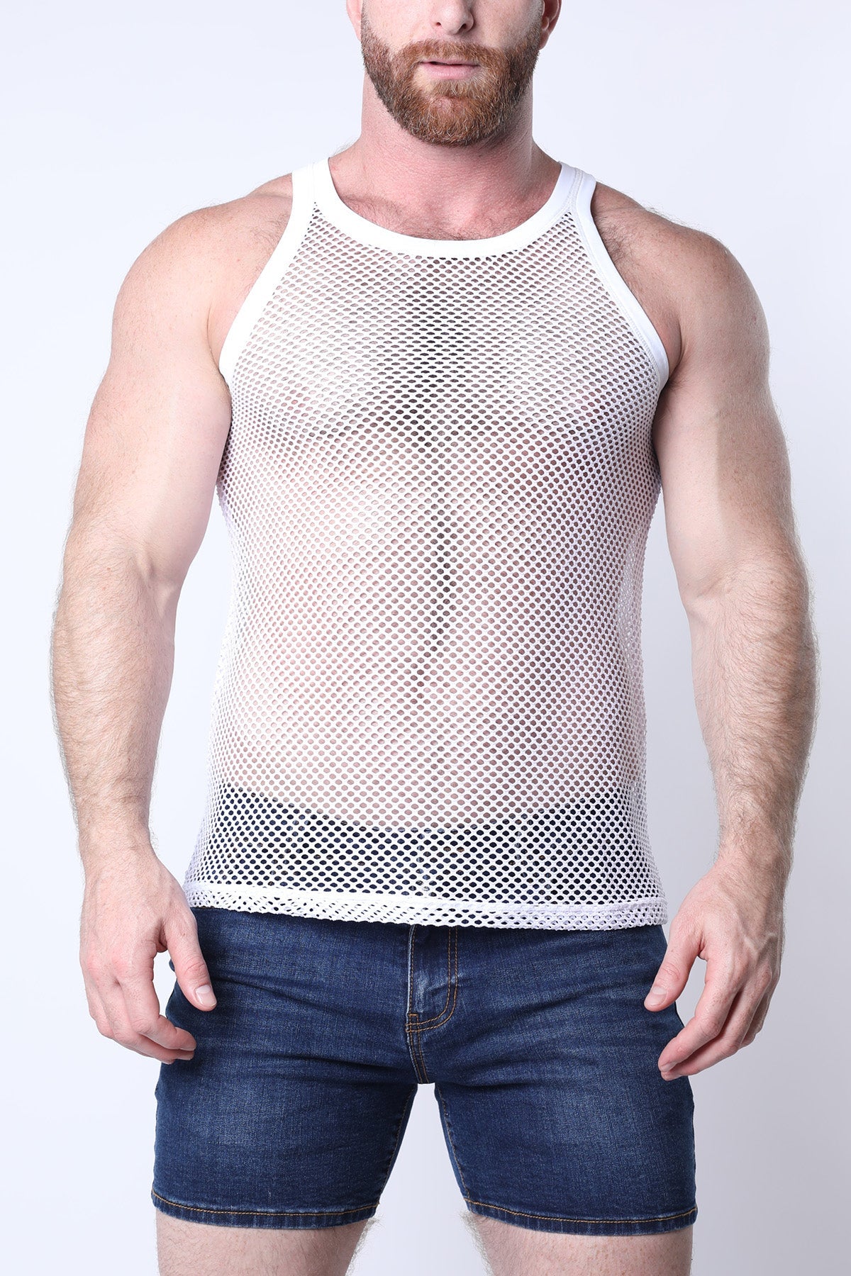 Santorini Mesh Tank Top