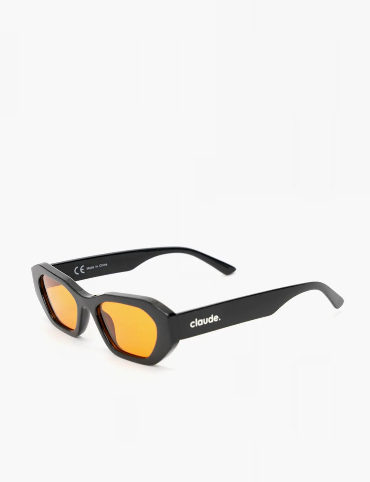 RYDER SQUARE FRAME SUNGLASSES - BLACK/YELLOW