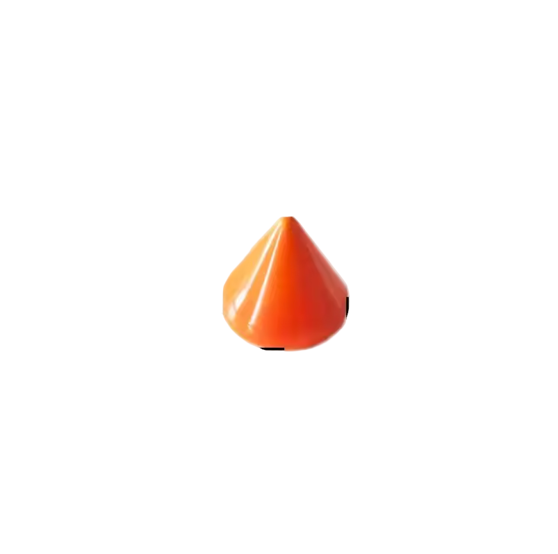 Metal Pup Hood Spikes 10 Pack Orangem8x7.5mm