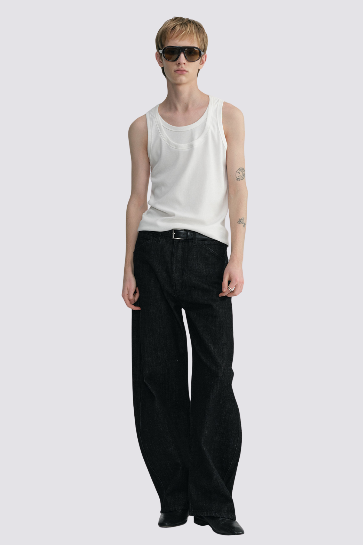 Silent Obscurity Tank Top White
